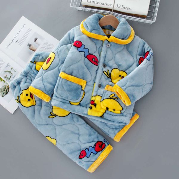 children's pajamas winter thickened coral flannel baby girls boys plush home wear, Blue;red
children's pajamas winter thickened coral flannel baby girls boys plush home wear, Blue;red