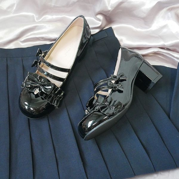 sweet girl high heels round hoop of the toe japanese fairy student lolita girls thick heel shoes anime cosplay size 41 42 sn2s, Black
sweet girl high heels round hoop of the toe japanese fairy student lolita girls thick heel shoes anime cosplay size 41 42 sn2s, Black