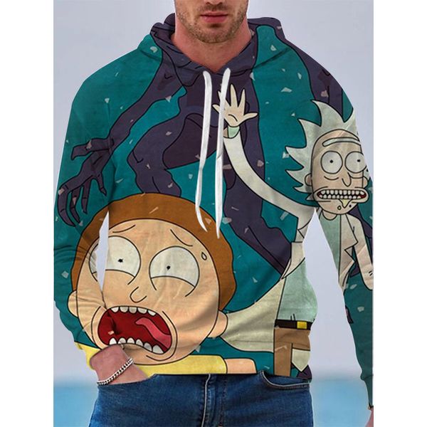 cartoon character pattern mens 3d printing rick customized hoodie visual impact party punk gothic round neck american sweater hoodie, Black
cartoon character pattern mens 3d printing rick customized hoodie visual impact party punk gothic round neck american sweater hoodie, Black