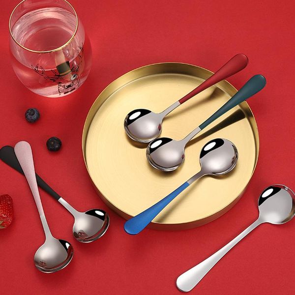 spoons 2021 creativity stainless steel spoon with long handle ice coffee tea home kitchen tableware size16.6 cm
spoons 2021 creativity stainless steel spoon with long handle ice coffee tea home kitchen tableware size16.6 cm