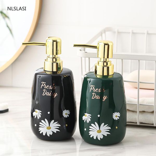 450ml daisy pattern home l bathroom supplies disinfectant shampoo ceramic press bottle soap dispenser empty lotion bottle
450ml daisy pattern home l bathroom supplies disinfectant shampoo ceramic press bottle soap dispenser empty lotion bottle