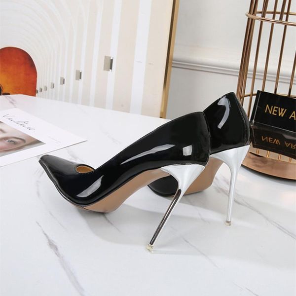 plus size female pumps solid pu pointed toe 11cm metal thin high heels ladies party shoes club catwalk women wedding shoes 35-43, Black
plus size female pumps solid pu pointed toe 11cm metal thin high heels ladies party shoes club catwalk women wedding shoes 35-43, Black