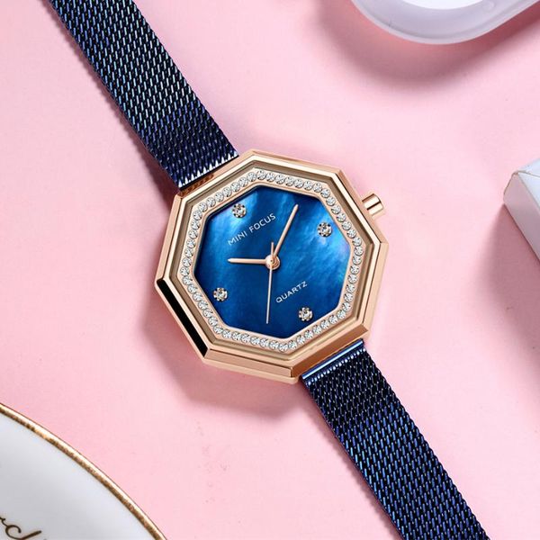 wristwatches minifocus unique polygonal dial elegant watches women fashion watch 2021 stainless steel strap rose quartz wristwatch lady cloc, Slivery;brown
wristwatches minifocus unique polygonal dial elegant watches women fashion watch 2021 stainless steel strap rose quartz wristwatch lady cloc, Slivery;brown