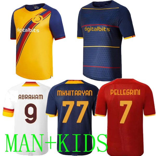 ABRAHAM soccer jersey Fourth ZANIOLO ROMA VERETOUT rome PELLEGRINI KUMBULLA TOTTI El Shaarawy SHOMURODOV 21 22 football shirt 2021 THIRD Men, Black;yellow
ABRAHAM soccer jersey Fourth ZANIOLO ROMA VERETOUT rome PELLEGRINI KUMBULLA TOTTI El Shaarawy SHOMURODOV 21 22 football shirt 2021 THIRD Men, Black;yellow