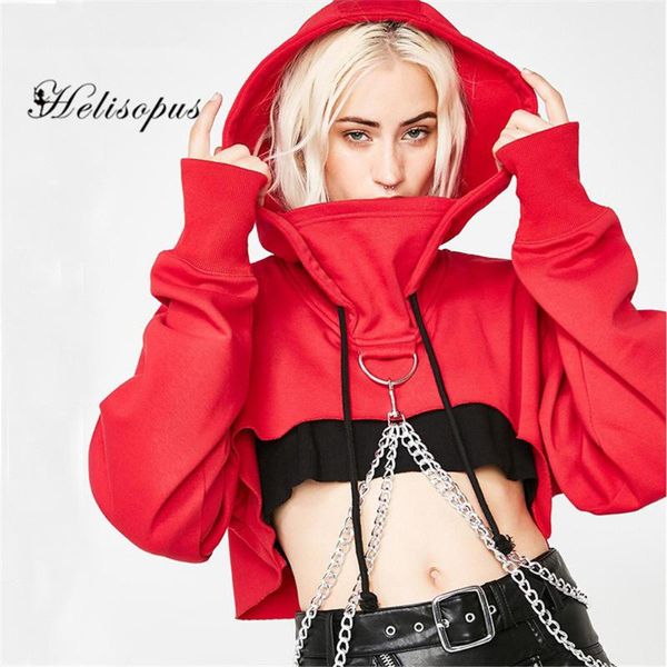 women's hoodies & sweatshirts helisopus red black cropped hooded autumn long sleeve chain patchwork casual pullover women hip hop
women's hoodies & sweatshirts helisopus red black cropped hooded autumn long sleeve chain patchwork casual pullover women hip hop
