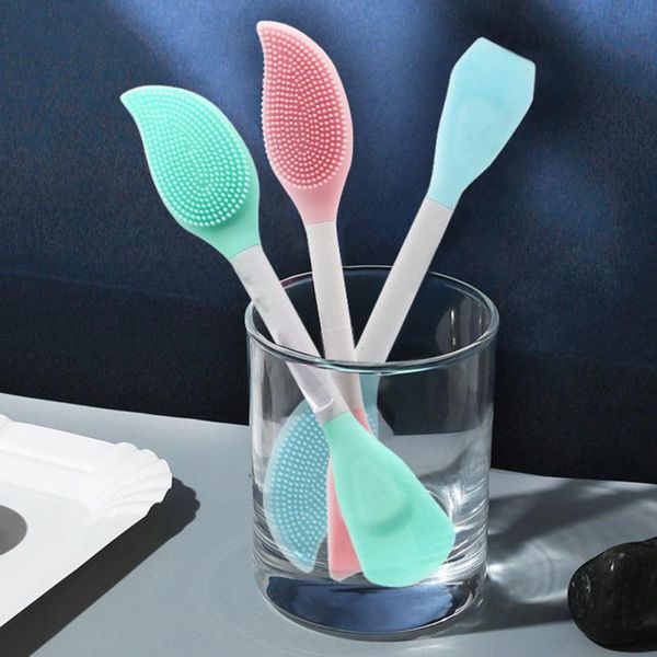 makeup brushes double head mask brush facial cleansing scrubbers silicone deep pore exfoliation wash massaging tools
makeup brushes double head mask brush facial cleansing scrubbers silicone deep pore exfoliation wash massaging tools