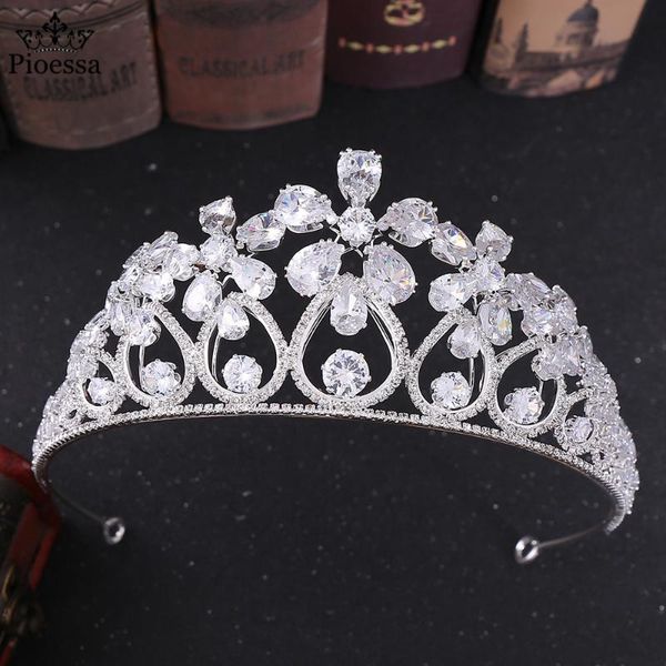 hair clips & barrettes pioessa princess crowns wedding accessories head jewelry tiaras full zircon crystal bridal headpiece for prom party, Golden;silver
hair clips & barrettes pioessa princess crowns wedding accessories head jewelry tiaras full zircon crystal bridal headpiece for prom party, Golden;silver