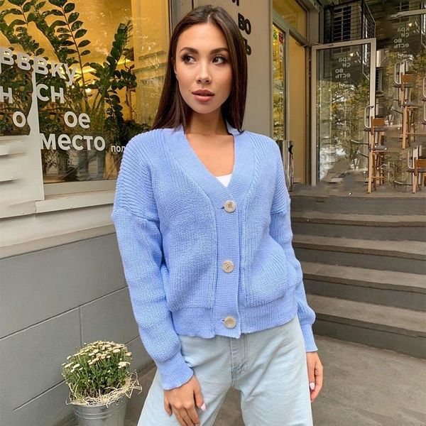 women's knits & tees autumn winter women knitted cardigans 2021 fall v-neck short slim solid single breasted buttons casual sweater, White
women's knits & tees autumn winter women knitted cardigans 2021 fall v-neck short slim solid single breasted buttons casual sweater, White