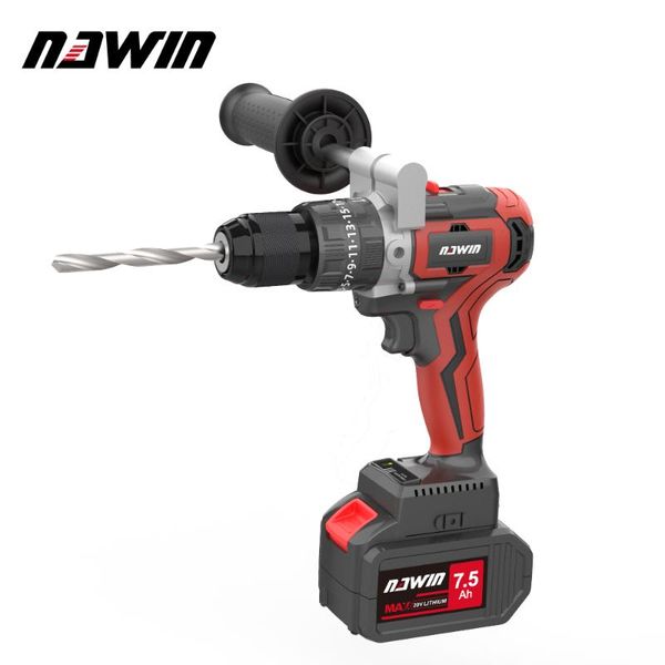 professiona electric drills nawin brushless screwdriver impact concrete drill high torque drilling ice for fishing 13mm large battery capaci
professiona electric drills nawin brushless screwdriver impact concrete drill high torque drilling ice for fishing 13mm large battery capaci