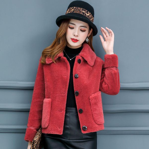 2021 real winter lambskin coats genuine women's overcoats goalie turndown sheep shearing jacket outercoat y118 hdsp, Black
2021 real winter lambskin coats genuine women's overcoats goalie turndown sheep shearing jacket outercoat y118 hdsp, Black