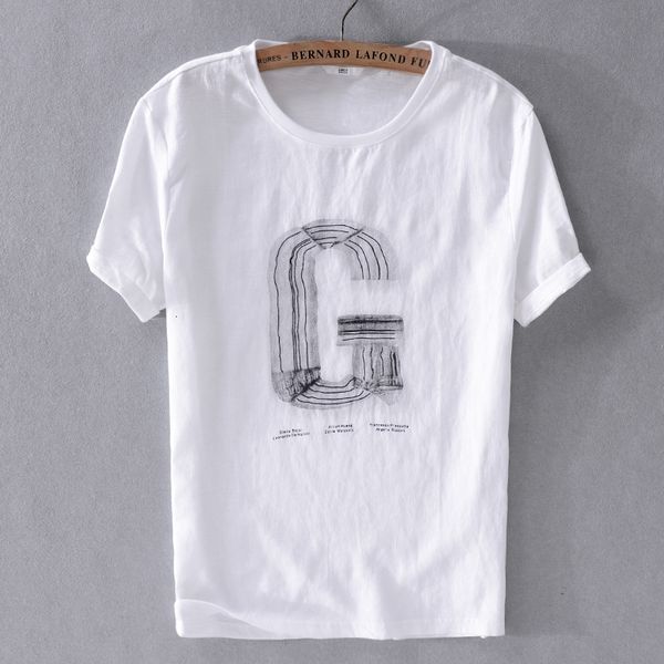 2021 summer new men's linen short-sleeved t shirt white breathable cotton t-shirt mens print round neck tshirt male chemise rr9q
2021 summer new men's linen short-sleeved t shirt white breathable cotton t-shirt mens print round neck tshirt male chemise rr9q
