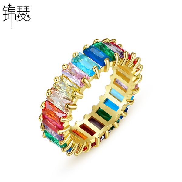 925 sterling silverboutique zirconium diamond ring huancai colorful women's copper inlaid banquet gift, Golden;silver
925 sterling silverboutique zirconium diamond ring huancai colorful women's copper inlaid banquet gift, Golden;silver