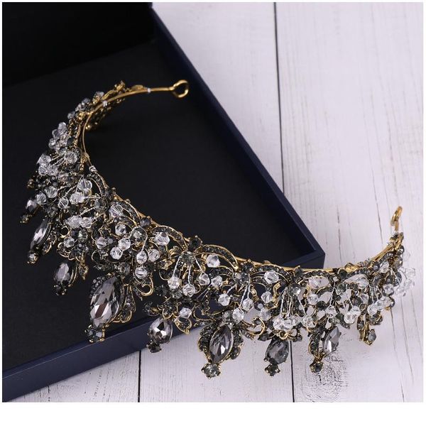 new wedding crown hair accessories large gold crown baroque rhinestone crystal crown bridal hair accessories tia jllmaw, Silver
new wedding crown hair accessories large gold crown baroque rhinestone crystal crown bridal hair accessories tia jllmaw, Silver