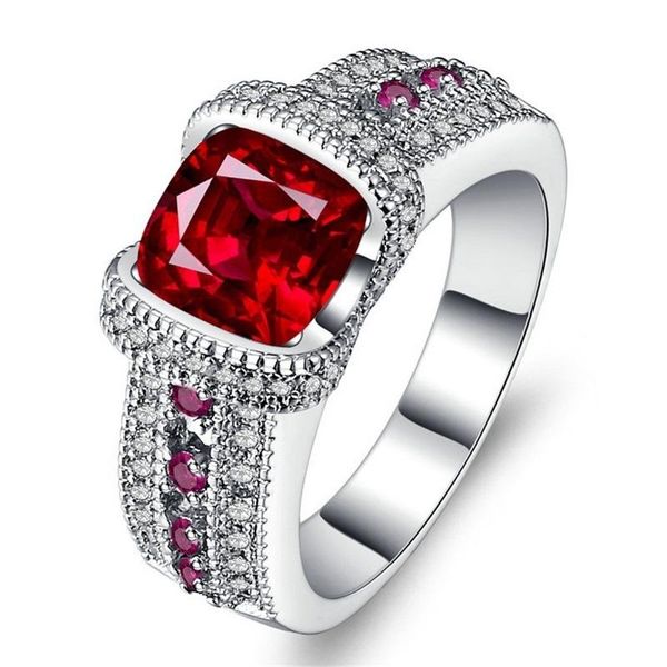 cluster rings glamour jewelry delicate luxury red zircon women's ring girls party accessories engagement wedding lover gift, Golden;silver
cluster rings glamour jewelry delicate luxury red zircon women's ring girls party accessories engagement wedding lover gift, Golden;silver