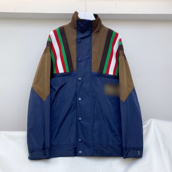jacket windcheater chao 2021 autumn and winter g family luhan same ribbon color matching casual for men women, Black;brown
jacket windcheater chao 2021 autumn and winter g family luhan same ribbon color matching casual for men women, Black;brown