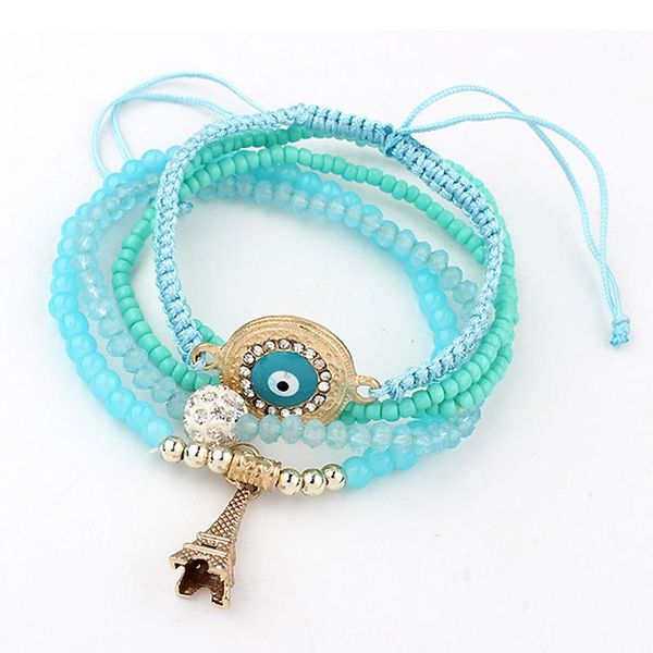 charm bracelets multilayer handmade resin beads rope tower evil eye charms bracelet for women girls bohemian jewelry gifts, Golden;silver
charm bracelets multilayer handmade resin beads rope tower evil eye charms bracelet for women girls bohemian jewelry gifts, Golden;silver