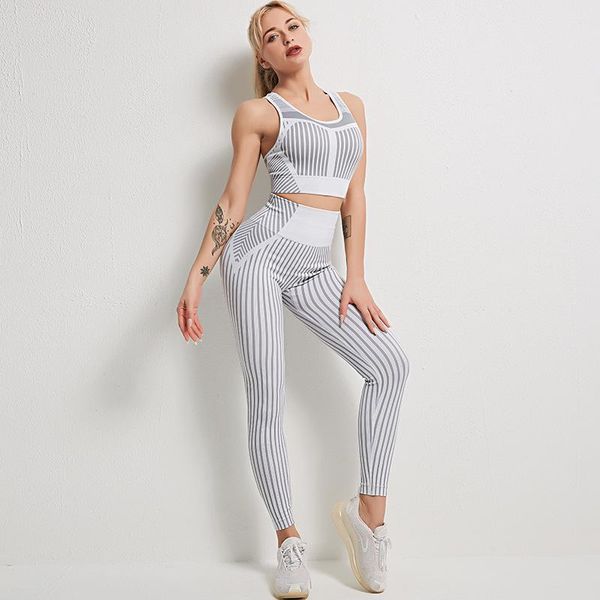 yoga outfits european and american stripes printed seamless wear two-piece female hip-fitting fitness bra running sports vest set, White;red
yoga outfits european and american stripes printed seamless wear two-piece female hip-fitting fitness bra running sports vest set, White;red