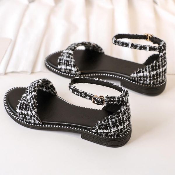 sandals low woman leather large size low-heeled big microfiber buckle strap slides rubber hoof heels fabric sanda, Black
sandals low woman leather large size low-heeled big microfiber buckle strap slides rubber hoof heels fabric sanda, Black