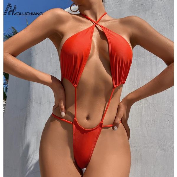thong bikini hollow out beachwear backless bandage crisscross one piece sets swimsuit women swimwear female padded bather
thong bikini hollow out beachwear backless bandage crisscross one piece sets swimsuit women swimwear female padded bather