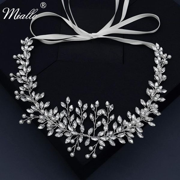 miallo rhinestone headband bridal wedding hair accessories for women pearl hair jewelry party bride headpiece bridesmaid gift, Golden;silver
miallo rhinestone headband bridal wedding hair accessories for women pearl hair jewelry party bride headpiece bridesmaid gift, Golden;silver