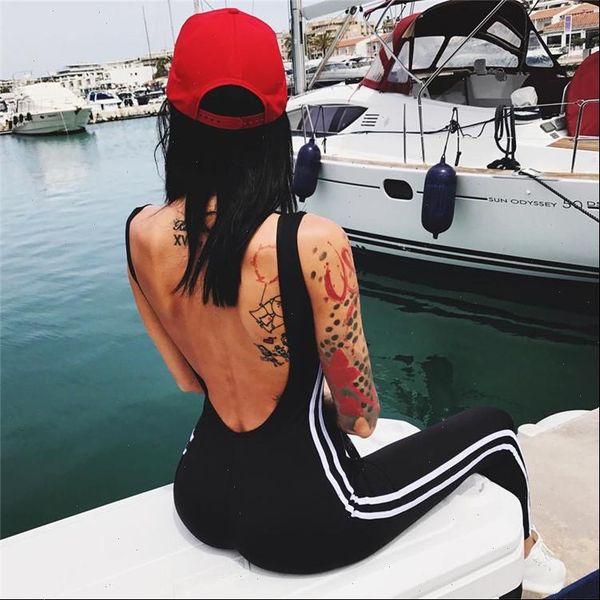 backless sports side striped piece trousers with chest pad high elastic vest leggings drop shipping, Black;white
backless sports side striped piece trousers with chest pad high elastic vest leggings drop shipping, Black;white