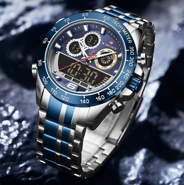 wristwatches naviforce mens quartz watches men sport waterproof man wristwatch chronograph male clock relogio masculino, Slivery;brown
wristwatches naviforce mens quartz watches men sport waterproof man wristwatch chronograph male clock relogio masculino, Slivery;brown