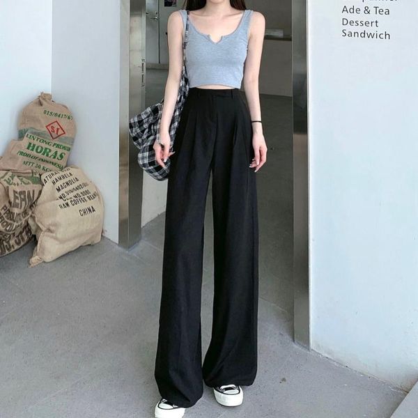 women's pants & capris woman jeans straight 2021 summer version versatile drop high waist wide leg pantalones vaqueros mujer, Black;white
women's pants & capris woman jeans straight 2021 summer version versatile drop high waist wide leg pantalones vaqueros mujer, Black;white