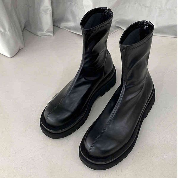 dress shoes women's shoes will see round toe. thick elastic soles. muffin boots. big head. v4ie, Black
dress shoes women's shoes will see round toe. thick elastic soles. muffin boots. big head. v4ie, Black