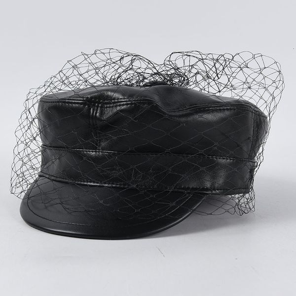 2021 new design arty with veil women newsboy cap female autumn winter soft leather pu military fashion ladies octagonal hat rlmb, Blue;gray
2021 new design arty with veil women newsboy cap female autumn winter soft leather pu military fashion ladies octagonal hat rlmb, Blue;gray