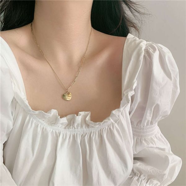 hbp fashion all stainless heart-shaped pendant, titanium steel love necklace, gold versatile, never fade, peach heart and clavicle chain, fe, Silver
hbp fashion all stainless heart-shaped pendant, titanium steel love necklace, gold versatile, never fade, peach heart and clavicle chain, fe, Silver