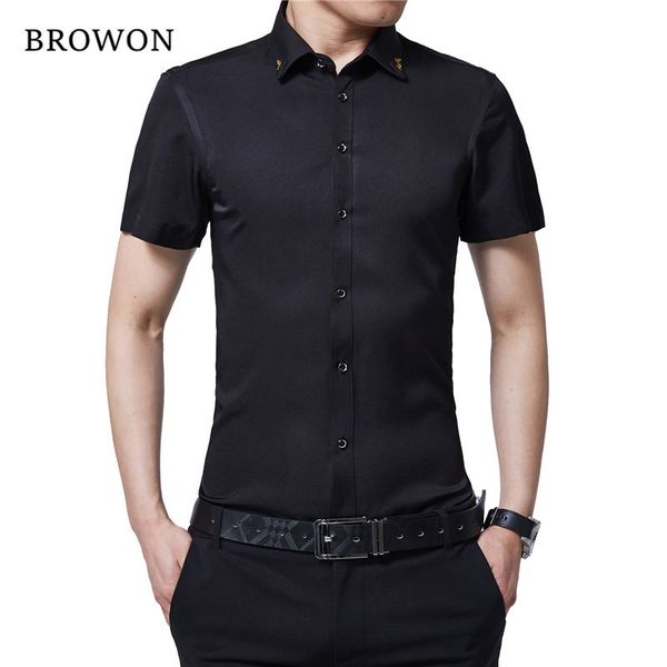 2021 brand new summer tuxedo solid color turn down collar short sleeve thin style party shirt for men clothes 7sux, White;black
2021 brand new summer tuxedo solid color turn down collar short sleeve thin style party shirt for men clothes 7sux, White;black