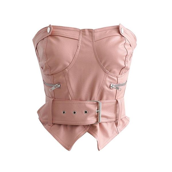 women's jackets omikron 2021 women pu leather bustier wrapped chest crop strapless sleeveless short yellow green zipper club tanks, Black;brown
women's jackets omikron 2021 women pu leather bustier wrapped chest crop strapless sleeveless short yellow green zipper club tanks, Black;brown