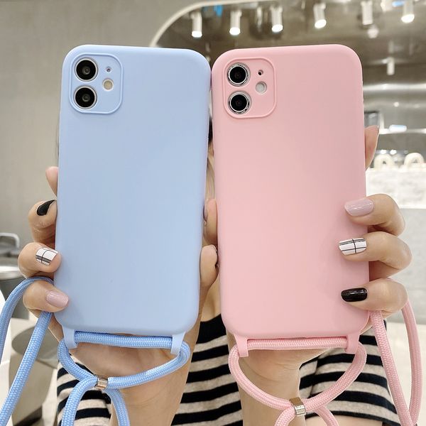 strap cord chain necklace lanyard phone case for apple iphone 11 pro xs max 7 8 plus xr x se 2020 rope liquid silicone cover shell
strap cord chain necklace lanyard phone case for apple iphone 11 pro xs max 7 8 plus xr x se 2020 rope liquid silicone cover shell