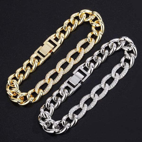 link, chain zlxgirl jewelry dubai gold color zirconia bracelet of women's wedding bridal fashion men's pulsera, Black
link, chain zlxgirl jewelry dubai gold color zirconia bracelet of women's wedding bridal fashion men's pulsera, Black