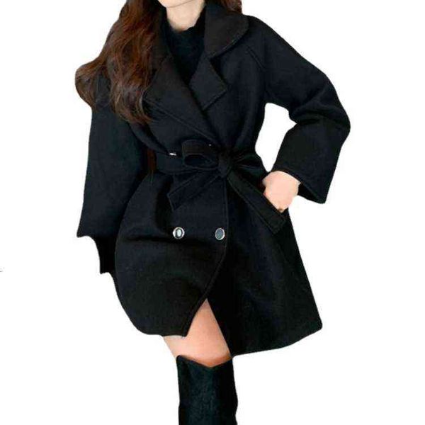 hepburn double-sided coat women's short 2021 cape tweed autumn and winter small man, Black;brown
hepburn double-sided coat women's short 2021 cape tweed autumn and winter small man, Black;brown