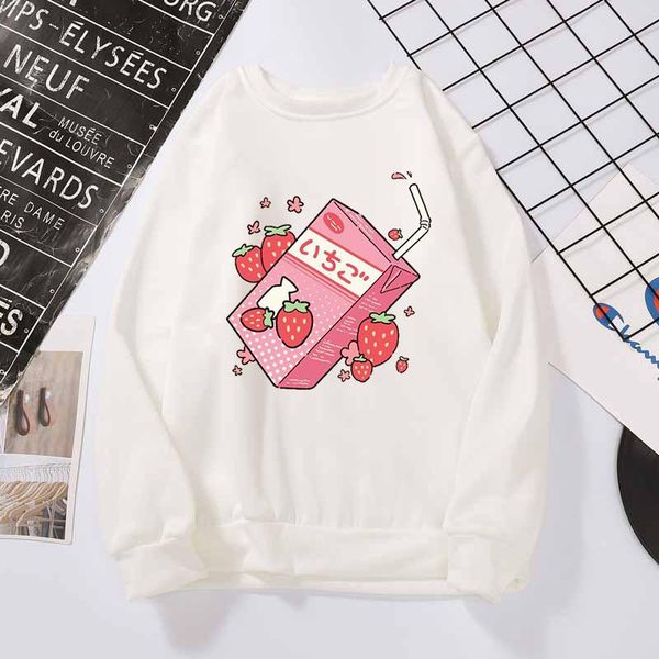 women's hoodies & sweatshirts 2021 sweatshirt harajuku kawaii peach juice hoodie casual comfortable vogue aesthetic lovely girls pullov, Black
women's hoodies & sweatshirts 2021 sweatshirt harajuku kawaii peach juice hoodie casual comfortable vogue aesthetic lovely girls pullov, Black