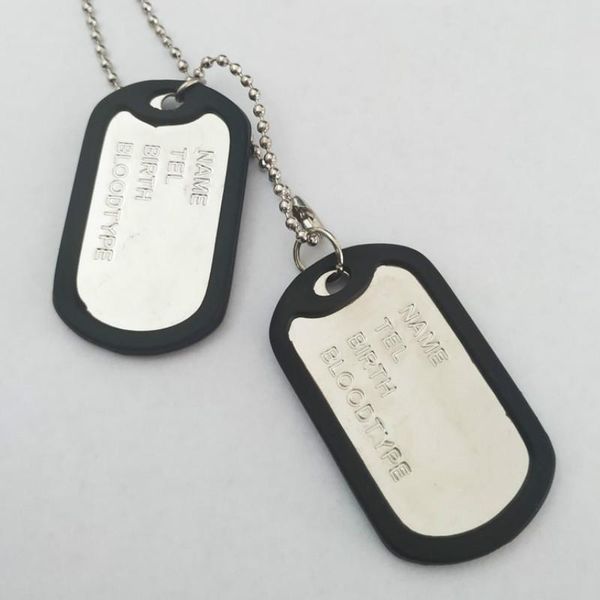 pendant necklaces four-row letter double-brand dog necklace soldier brand male, Silver
pendant necklaces four-row letter double-brand dog necklace soldier brand male, Silver