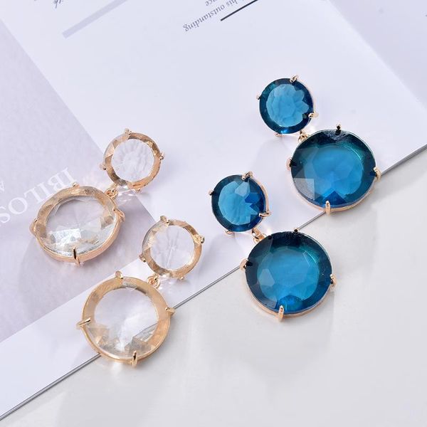 dangle & chandelier ztech big round glass pendant blue/clear luxury earrings for women fashion accessories boucle oreille femme pendientes g, Silver
dangle & chandelier ztech big round glass pendant blue/clear luxury earrings for women fashion accessories boucle oreille femme pendientes g, Silver
