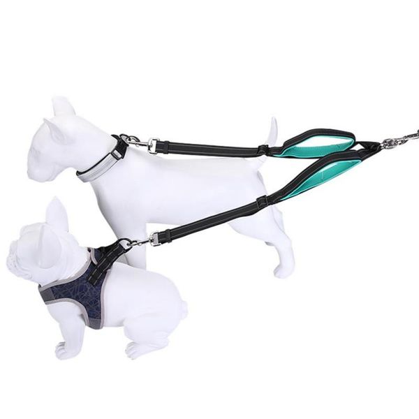 reflective nylon pet dog coupler leash walking lead traction rope for two dogs collar leading leashes for puppy dog cats
reflective nylon pet dog coupler leash walking lead traction rope for two dogs collar leading leashes for puppy dog cats