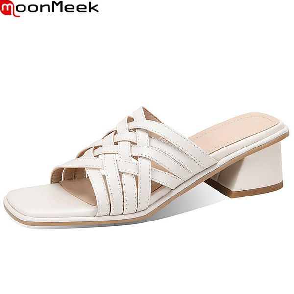 slippers moonmeek 2021 large size 33-43 women med heels square toe ladies casual shoes summer solid color mules, Black
slippers moonmeek 2021 large size 33-43 women med heels square toe ladies casual shoes summer solid color mules, Black