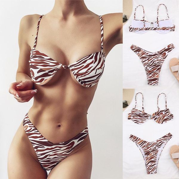 women's swimwear kf-women's printed high waist 2-piece bikini split swimsuits sets, White;black
women's swimwear kf-women's printed high waist 2-piece bikini split swimsuits sets, White;black