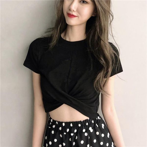 women's t-shirt plus size women solid summer short sleeve tee ladies clothes, White
women's t-shirt plus size women solid summer short sleeve tee ladies clothes, White