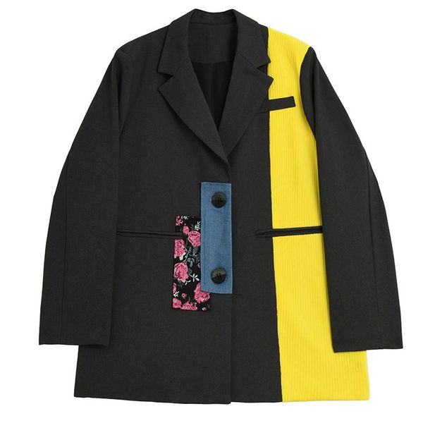 women's suits & blazers black pattern printed casual women elegant lapel long sleeve loose fit jackets fashion tide spring autumn 2021, White;black
women's suits & blazers black pattern printed casual women elegant lapel long sleeve loose fit jackets fashion tide spring autumn 2021, White;black
