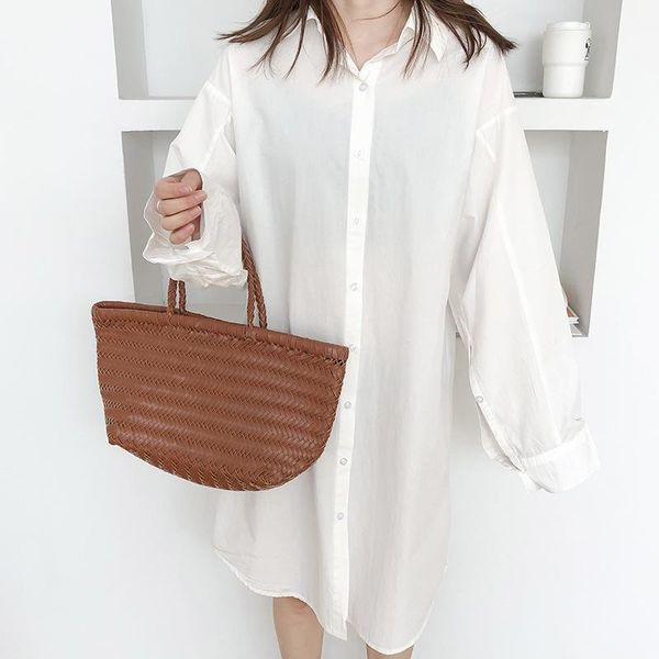 women's blouses & shirts 2021 summer women long blouse turn down collar elegant pure color white blusas roupa feminina cotton clothes
women's blouses & shirts 2021 summer women long blouse turn down collar elegant pure color white blusas roupa feminina cotton clothes