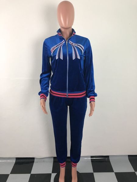embroidery letter blue velvet women tracksuit 2 piece set winter clothes joggers sweat suits matching sets d30-de70, White
embroidery letter blue velvet women tracksuit 2 piece set winter clothes joggers sweat suits matching sets d30-de70, White