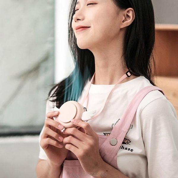 electric fans little angel 3 speed portable neck fan hand bladeless hanging sport wearable 1200mah battery personal j24 21 dropship
electric fans little angel 3 speed portable neck fan hand bladeless hanging sport wearable 1200mah battery personal j24 21 dropship
