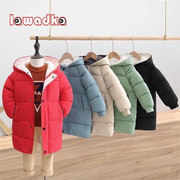 lawadka winter children's down jacket boy girl cotton-padded parka & coats thicken warm kids coat fashion long outerwear clothes 211203, Blue;gray
lawadka winter children's down jacket boy girl cotton-padded parka & coats thicken warm kids coat fashion long outerwear clothes 211203, Blue;gray