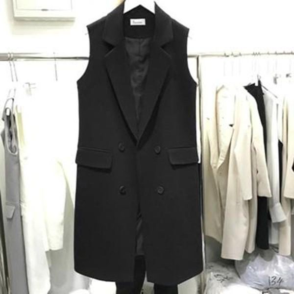women's vests suit vest waistcoat 2021 spring autumn long blazers black plus size jacket g435, Black;white
women's vests suit vest waistcoat 2021 spring autumn long blazers black plus size jacket g435, Black;white