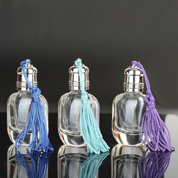 10ml women empty glass perfume essential oil eye essence bottle steel roller ball mini refillable daub vials with tassel dw
10ml women empty glass perfume essential oil eye essence bottle steel roller ball mini refillable daub vials with tassel dw