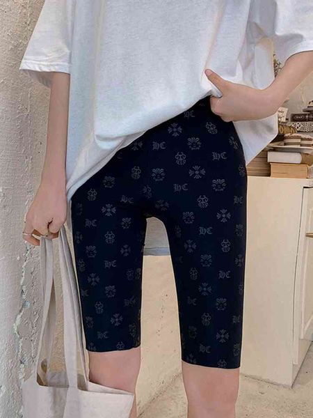 crosin thin shark skin leggings for women to wear summer fashion croxin 5-point high waist elastic black riding short, White;black
crosin thin shark skin leggings for women to wear summer fashion croxin 5-point high waist elastic black riding short, White;black